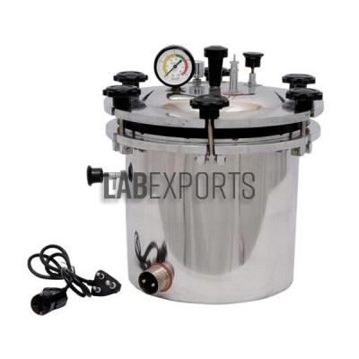 Autoclave, Portable, Stainless Steel, Wing Nut Type (Sterilizer Pressure Type)