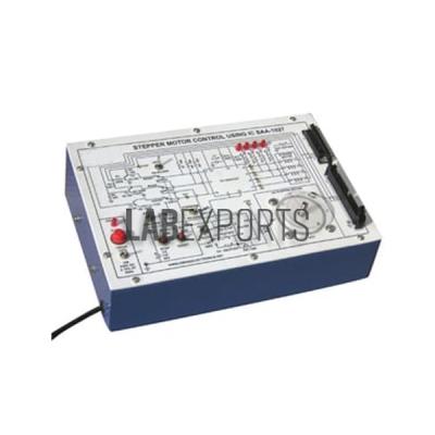 Stepper Motor Control Using IC SAA-1027 Power Electronics Lab Trainer