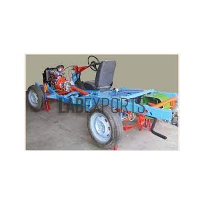Actual Cut Section Car Chassis 4 Stroke 4 Cylinder Petrol Engine