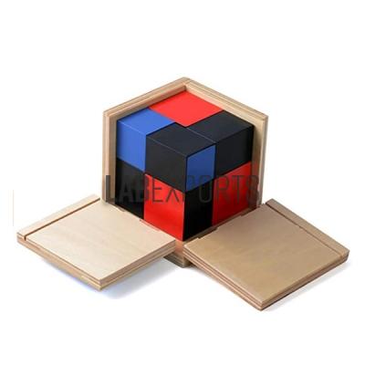 Binomial Cube Wooden Model
