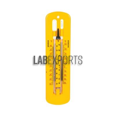 Thermometers Maximum and Minimum Six's Double Scale, Mercury Filled