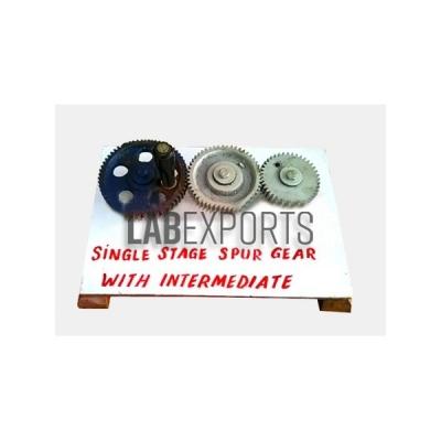 Single Stage Spur Gears With Intermediate Engineering Training Model