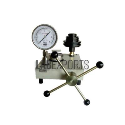 Dead Weight Pressure Gauge Tester