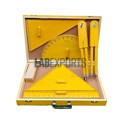 Geometrical Instrument Box Wooden
