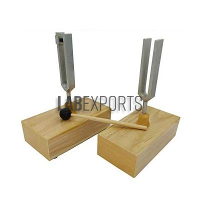 Tuning Fork Pair On Box (Beats Apparatus)