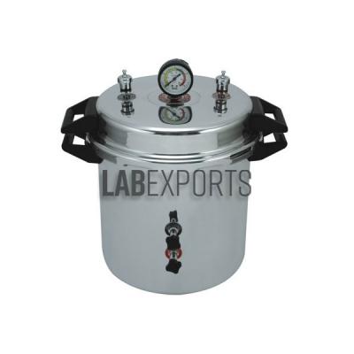 Autoclave, Portable, Stainless Steel, Pressure Cooker Type (Sterilizer Pressure Type)