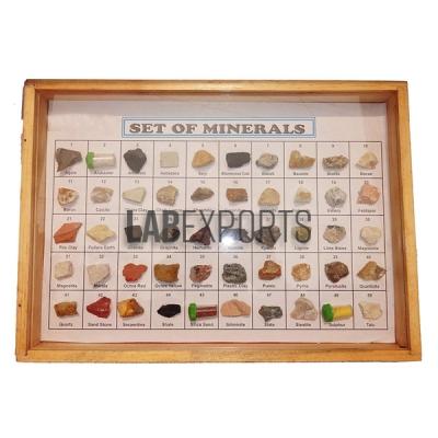 Mineral Set, Collection of 50 Minerals