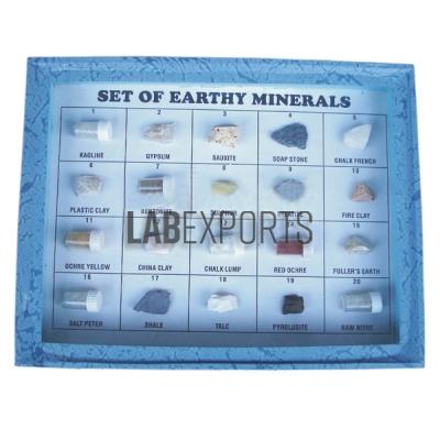 Mineral Set, Collection of 20 Earthy Minerals