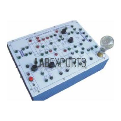 Study Of SCR And A.C. Phase Control Trainer