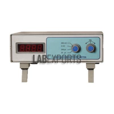 Conductivity Meter, Digital, Table Model, Manual Temperature Compensation
