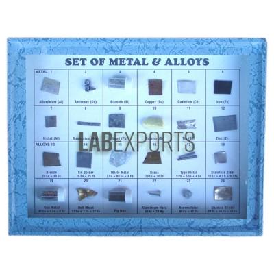 Metals and Alloys Set, Collection of 24 Metals and Alloys