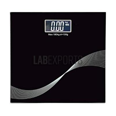 Black Glass Weighing Scale