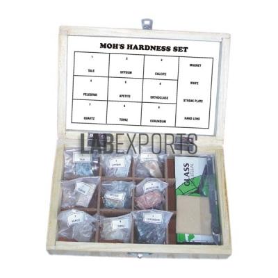 Mohs Hardness Set, Collection of 9 Mohs Hardness Set