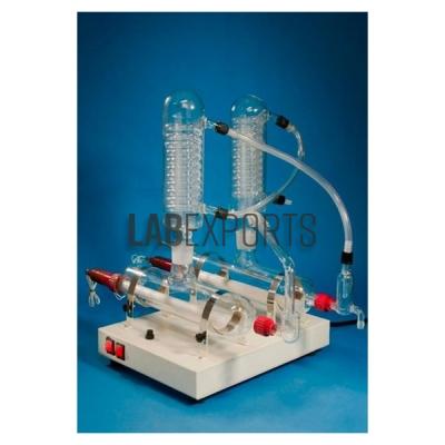 Automatic All Glass Distillation Apparatus, Double Stage