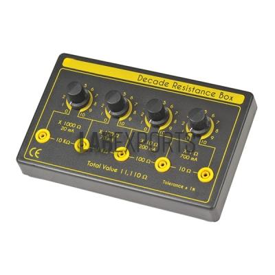 Decade Resistance Box, Variable from 0-11,110 Ohms
