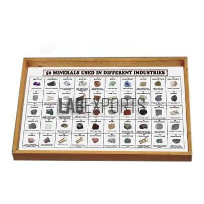 Minerals Used in Different Industry, Set of 50