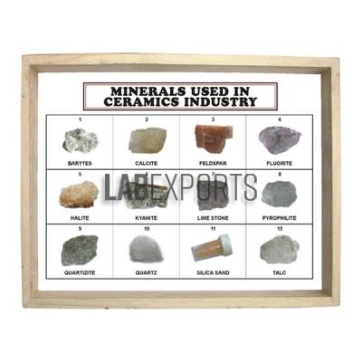 Minerals Used in Ceramics Industry, Set of 10