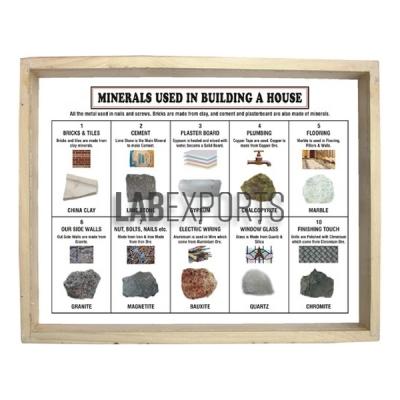 Minerals Used in Building a House, Set of 10