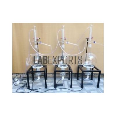 Automatic All Glass Distillation Apparatus, Triple Stage