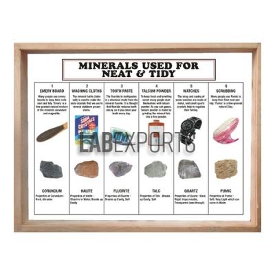 Minerals Used for Neat and Tidy, Set of 6