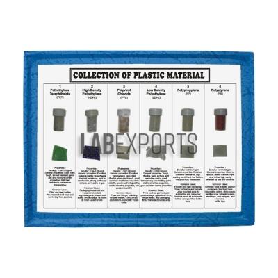Collection Of 6 Plastic Material with Properties and Uses
